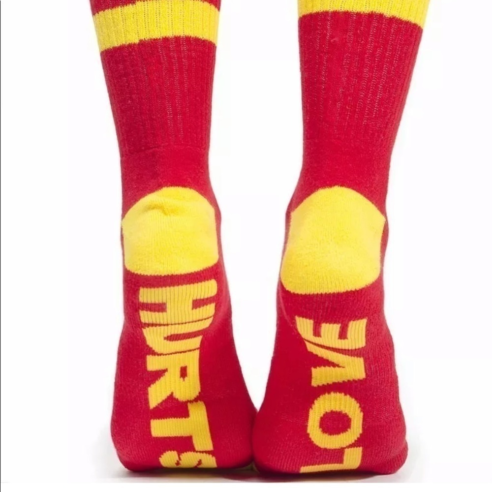 2 Pair of Arthur George love Half Crew Socks - Picture 3 of 5